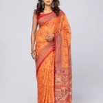 Watermelon Printed Cotton Saree